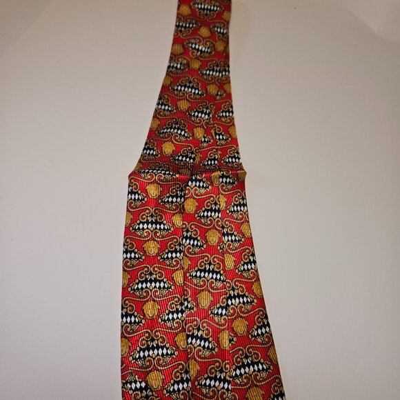 Vintage Gianni Versace Silk Tie new without tags - Picture 10 of 16
